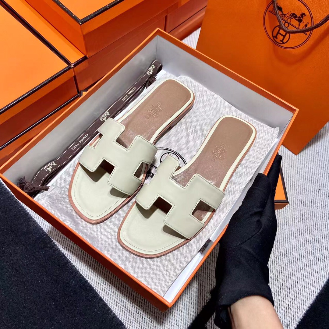 에르메스 올수공 오란 슬리퍼 샌들 스위프트 38